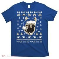 Ger Shepherd Dog Ugly Christmas Sweater Xmas T-Shirt thumb 0