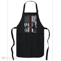 German Shepherd Dad Dog American Flag Apron thumb 0