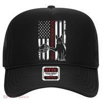 German Shepherd Dad Dog American Flag Hat thumb 0