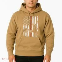 German Shepherd Dad Dog American Flag Hoodie thumb 2
