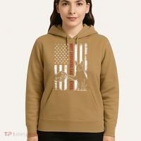 German Shepherd Dad Dog American Flag Hoodie thumb 5