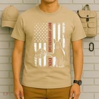 German Shepherd Dad Dog American Flag T-Shirt thumb 6
