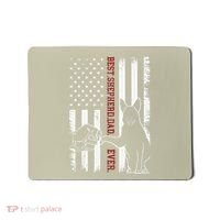 German Shepherd Dad Dog American Flag Mousepad thumb 0
