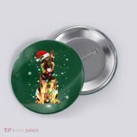 German Shepherd Dog Tree Christmas Sweater Xmas Dogs Gifts Button thumb 0