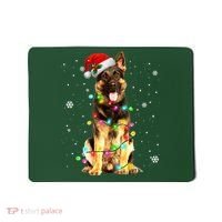 German Shepherd Dog Tree Christmas Sweater Xmas Dogs Gifts Mousepad thumb 0
