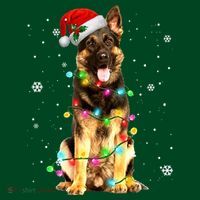 German Shepherd Dog Tree Christmas Sweater Xmas Dogs Gifts Mousepad thumb 1
