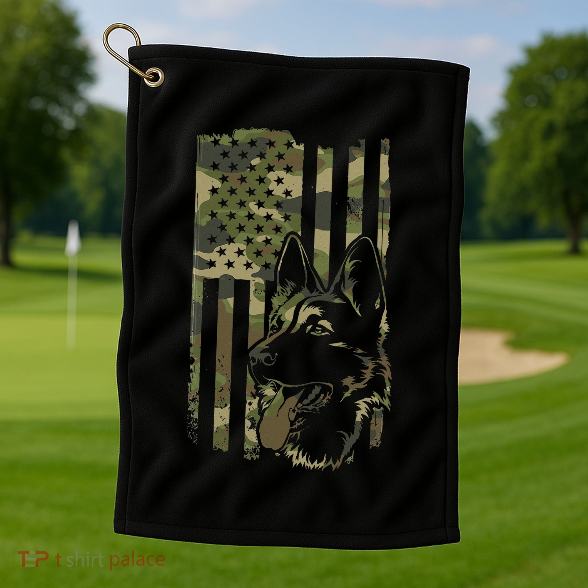 German Shepherd Dog Lover Shepherd Golf Towel