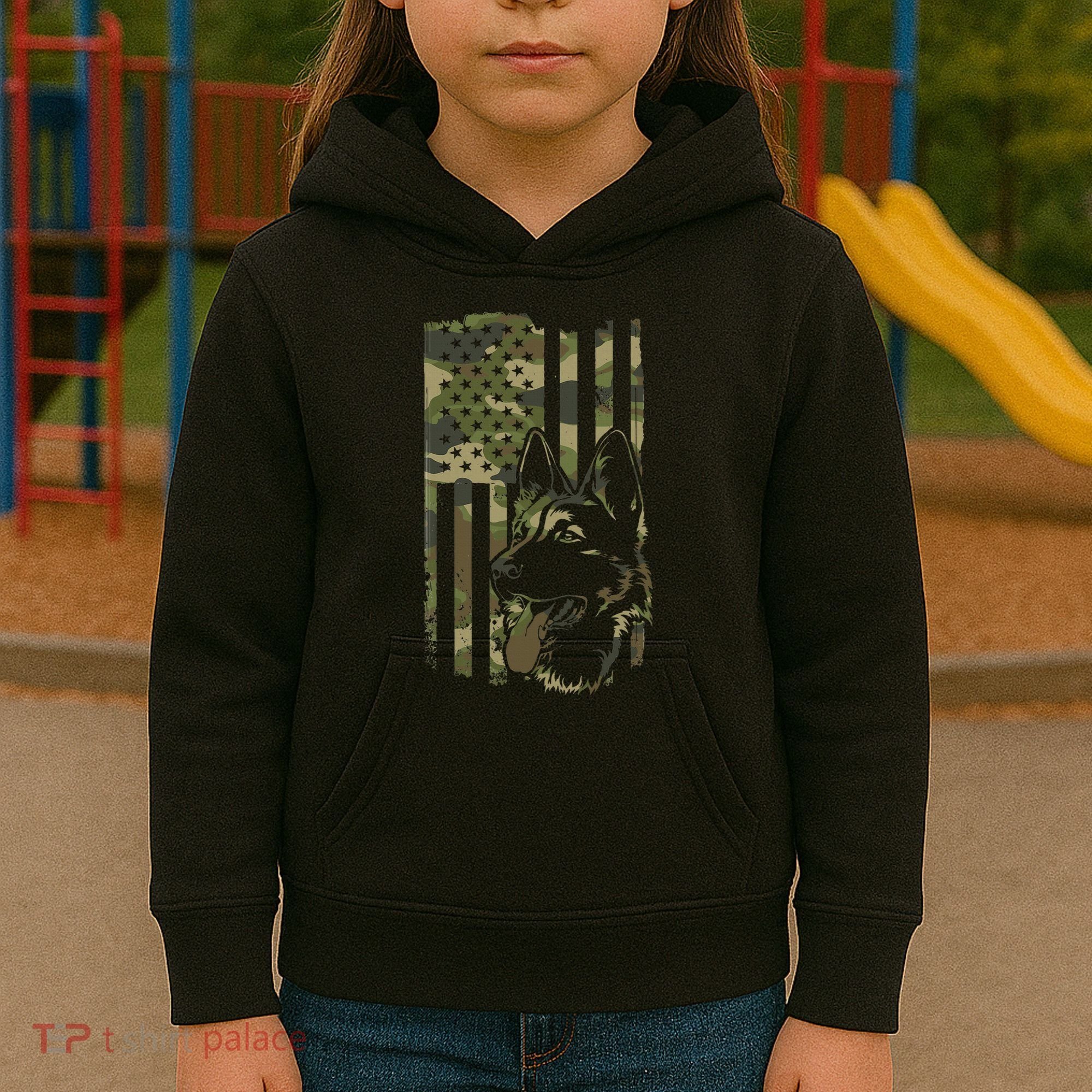 German Shepherd Dog Lover Shepherd Kids Hoodie