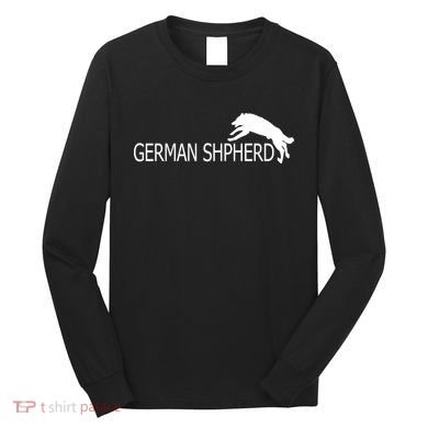 German Shepherd Dog Logo Long Sleeve Shirt