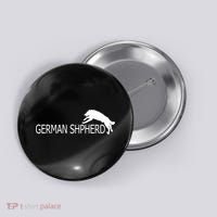 German Shepherd Dog Logo Button thumb 0
