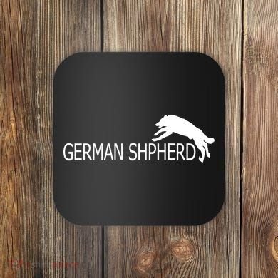 German Shepherd Dog Logo Coaster
