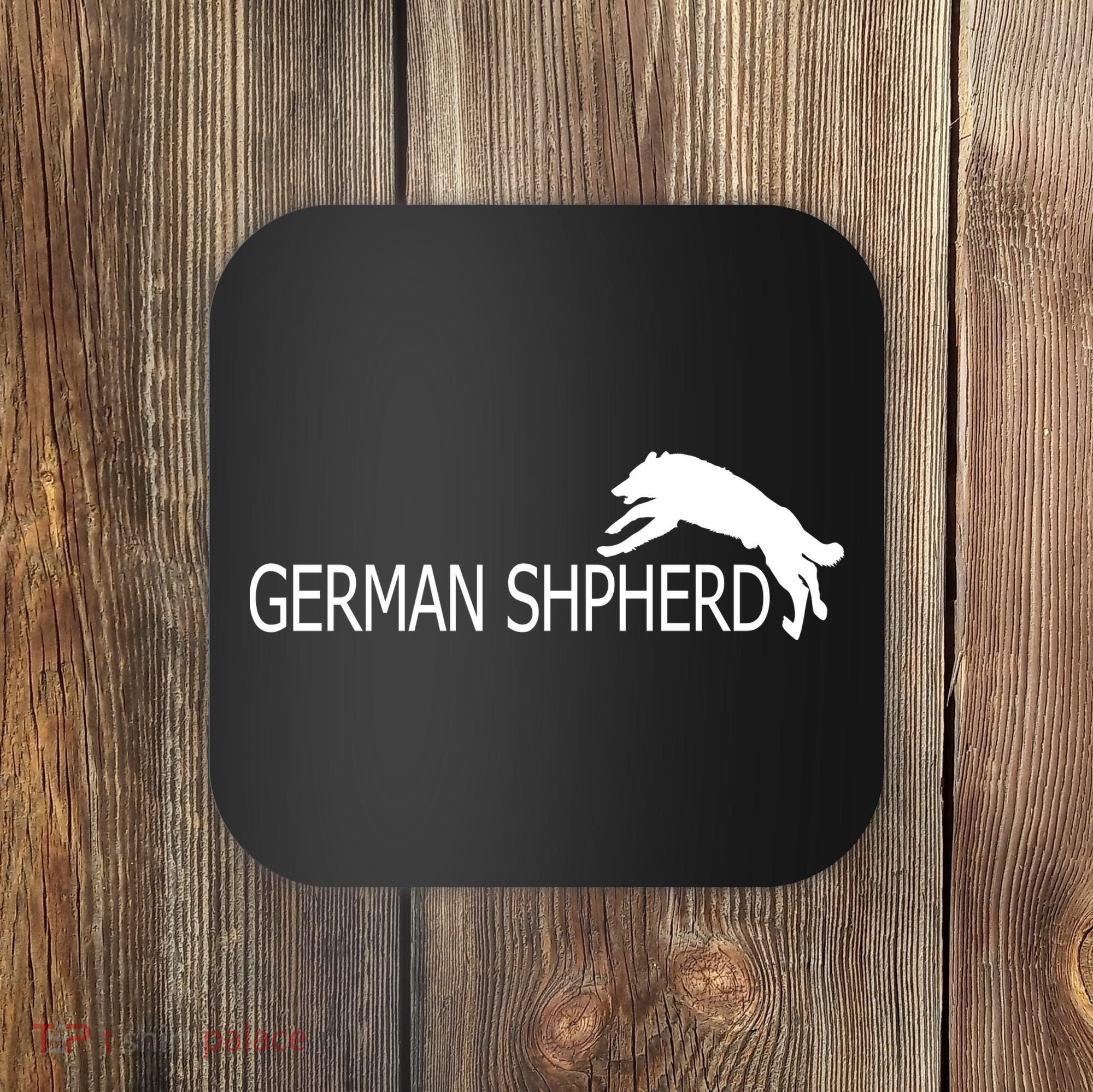 German Shepherd Dog Logo Coaster