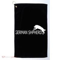 German Shepherd Dog Logo Golf Towel thumb 0