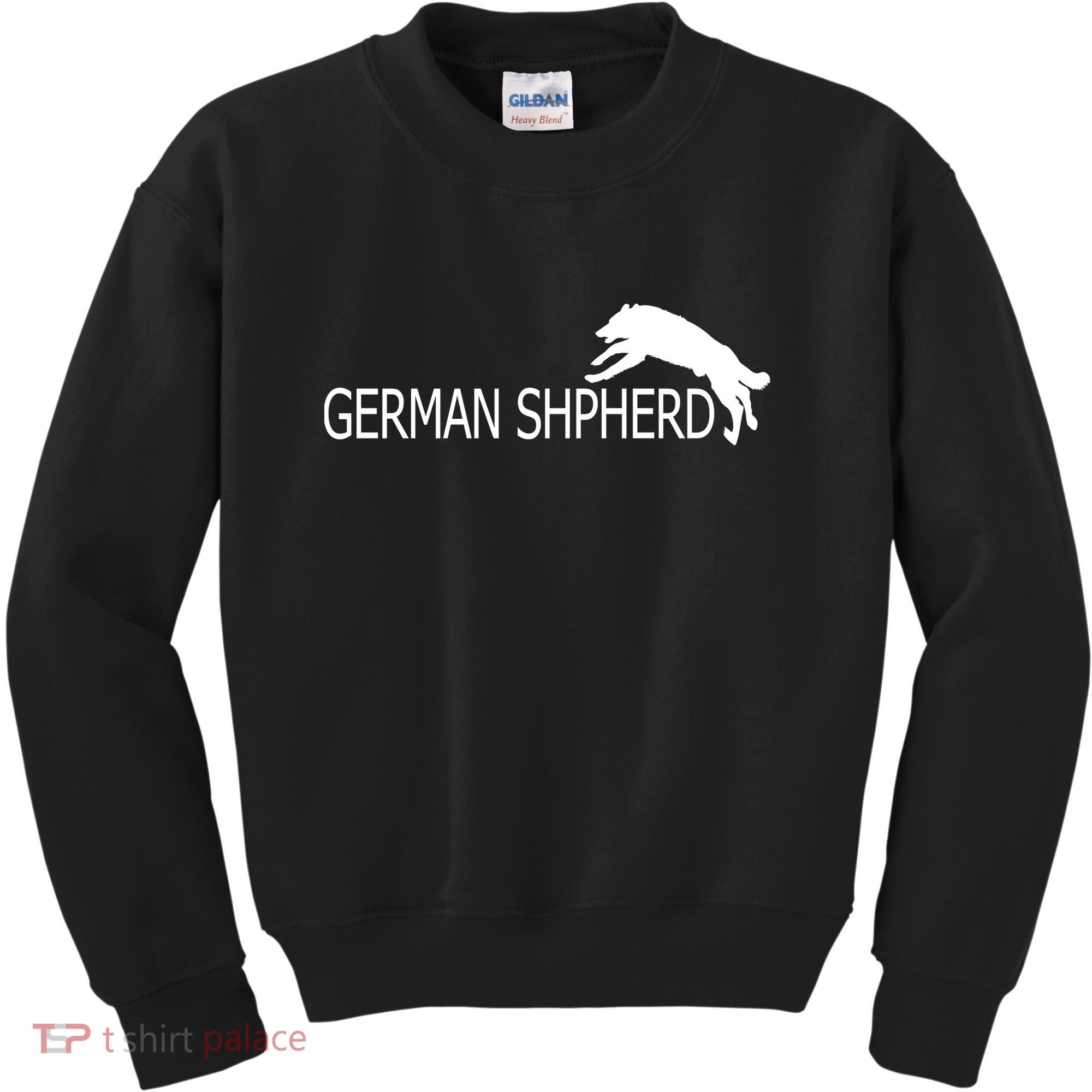 German Shepherd Dog Logo Kids Sweatshirt