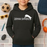 German Shepherd Dog Logo Kids Hoodie thumb 2
