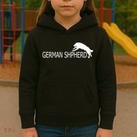 German Shepherd Dog Logo Kids Hoodie thumb 3