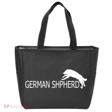 German Shepherd Dog Logo Tote Bag