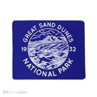 Great Sand Dunes National Park Cool White Line Art Outdoor Great Gift Mousepad thumb 0