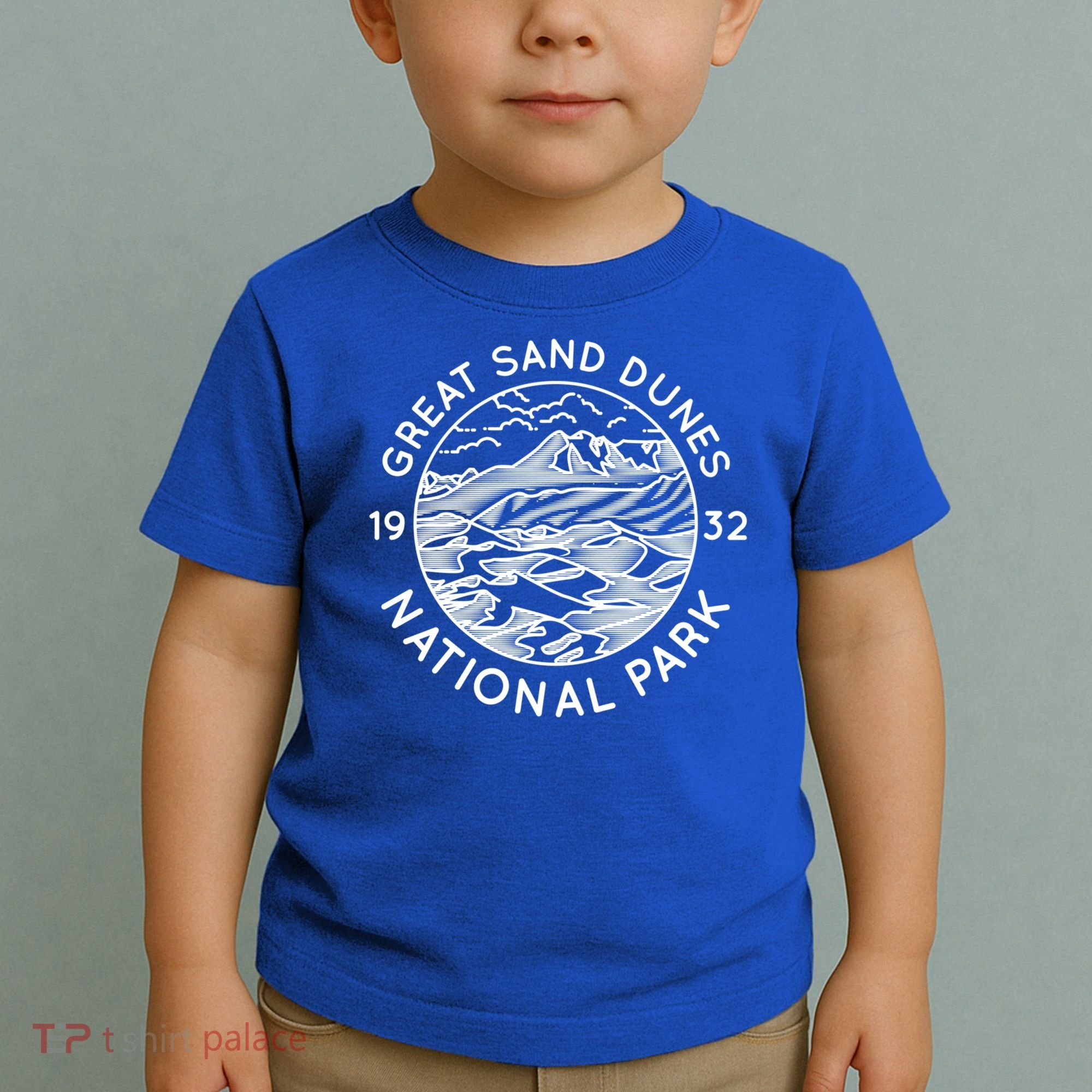 Great Sand Dunes National Park Cool White Line Art Outdoor Great Gift Toddler T-Shirt