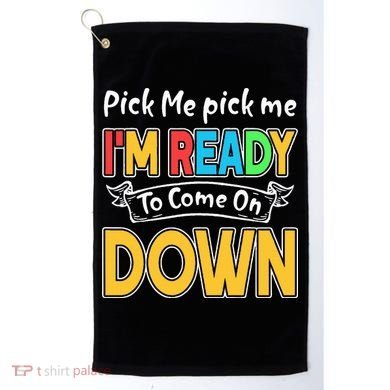 Game Show Enthusiast Ready for the Spotlight Golf Towel
