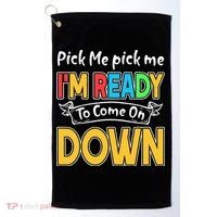 Game Show Enthusiast Ready for the Spotlight Golf Towel thumb 0