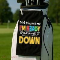 Game Show Enthusiast Ready for the Spotlight Golf Towel thumb 2