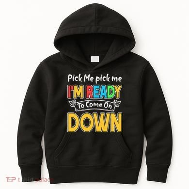 Game Show Enthusiast Ready for the Spotlight Kids Hoodie