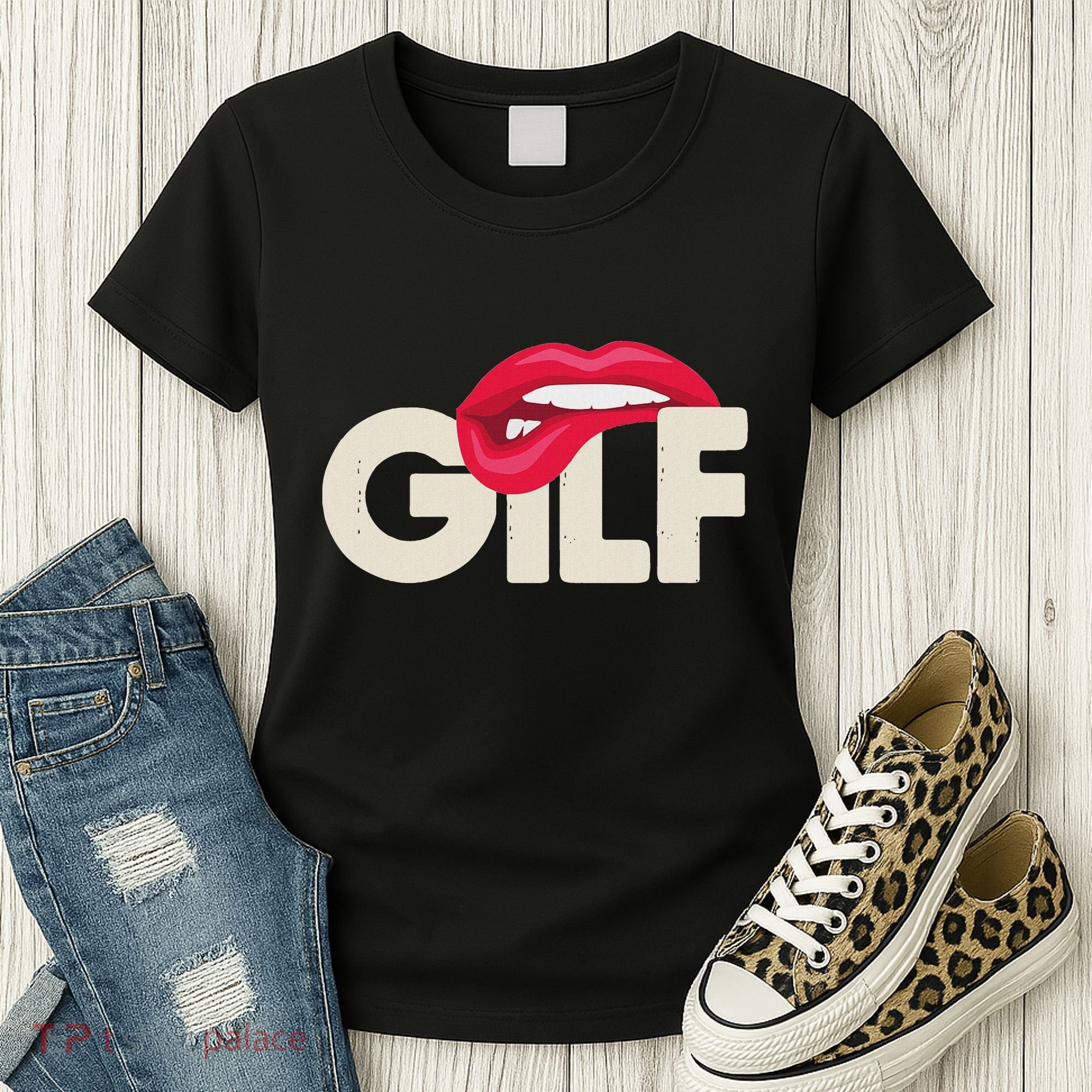 Gilf Sarcastic Funny Saying Grandmother Grandfather Women's T-Shirt