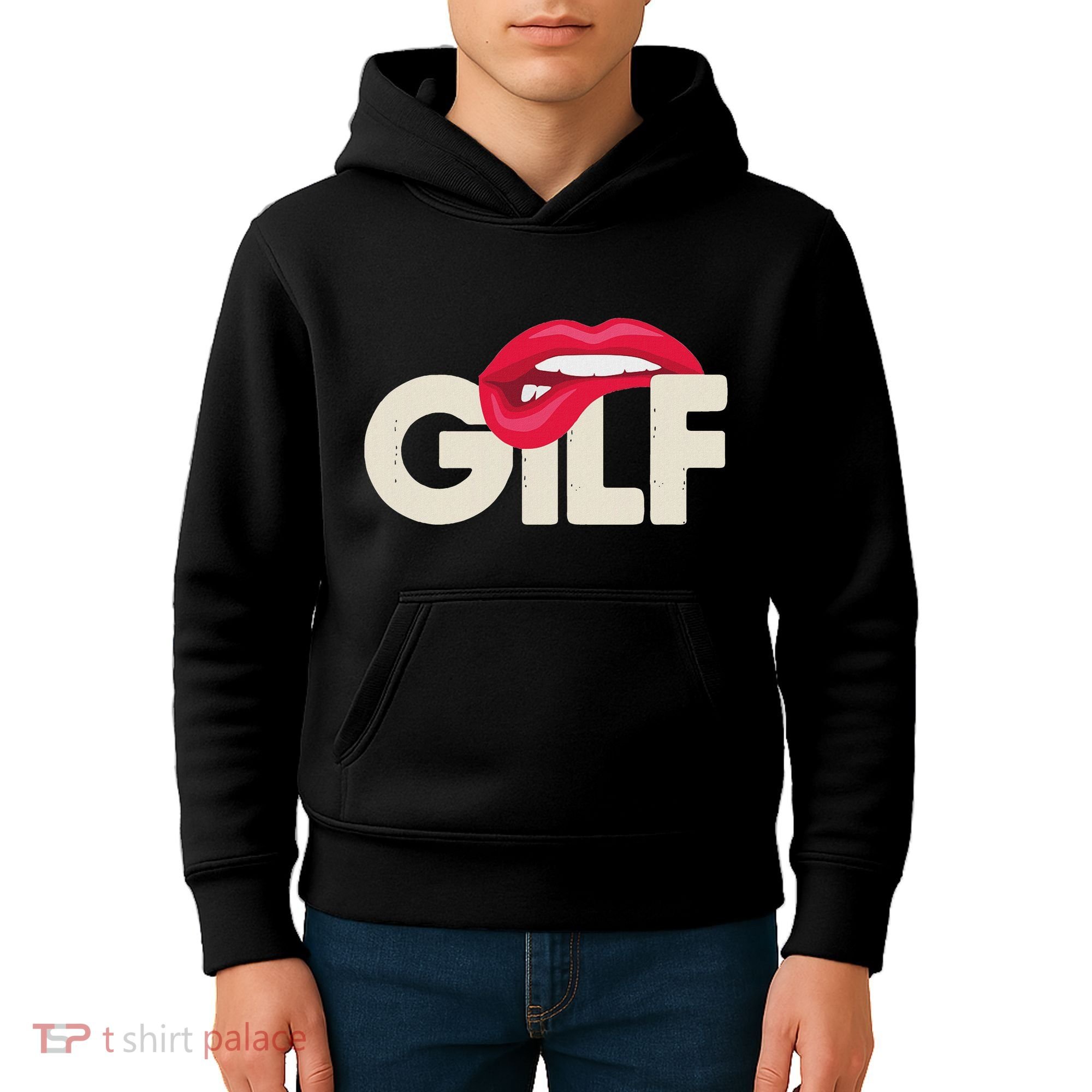 Gilf Sarcastic Funny Saying Grandmother Grandfather Kids Hoodie
