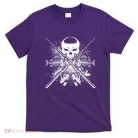 Grunge Skull Fish Bone Fishing T-Shirt thumb 0