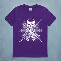 Grunge Skull Fish Bone Fishing T-Shirt thumb 5