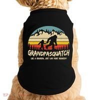 Grandpa Squatch Funny Bigfoot Sasquatch Fathers Day Gift Doggie Tank thumb 0