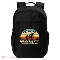 Grandpa Squatch Funny Bigfoot Sasquatch Fathers Day Gift Backpack thumb 0
