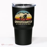 Grandpa Squatch Funny Bigfoot Sasquatch Fathers Day Gift Tumbler thumb 0