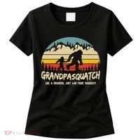 Grandpa Squatch Funny Bigfoot Sasquatch Fathers Day Gift Women's T-Shirt thumb 0