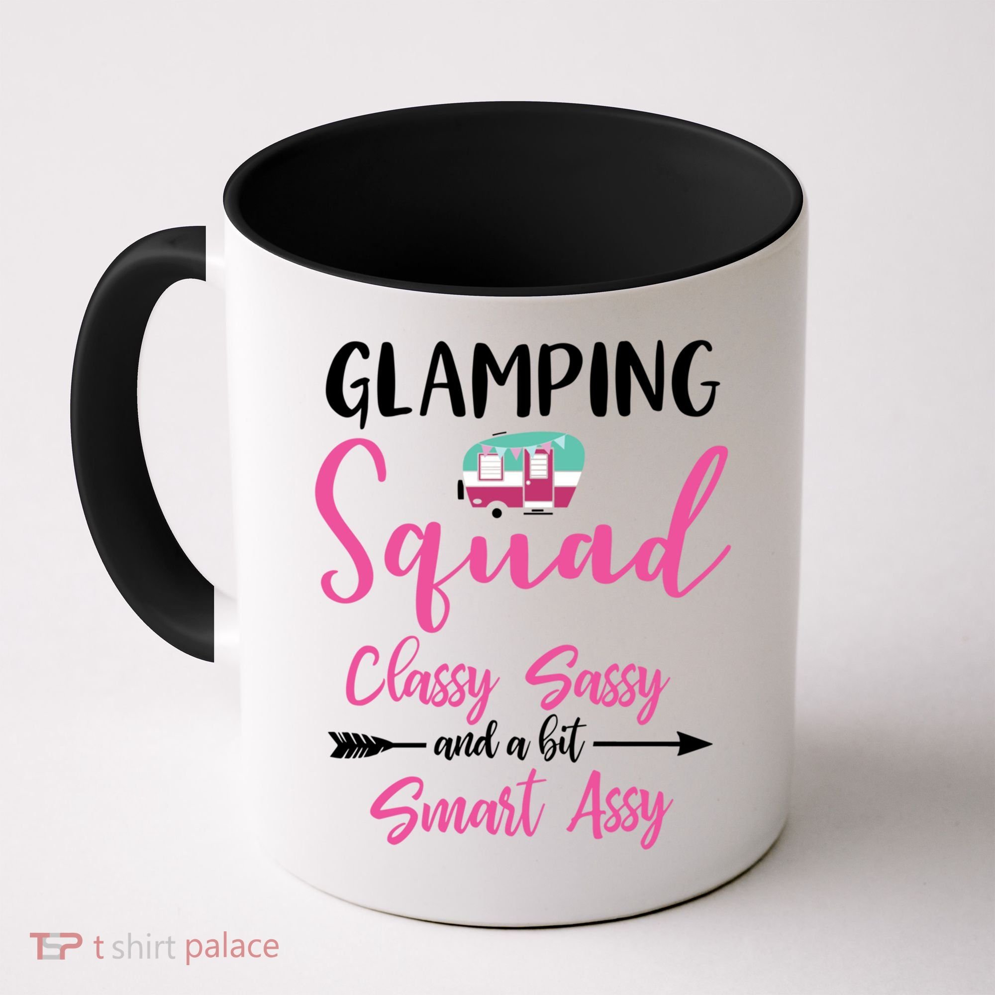 Glamping Squad Funny Matching Family Camping Trip Gift Coffee Mug