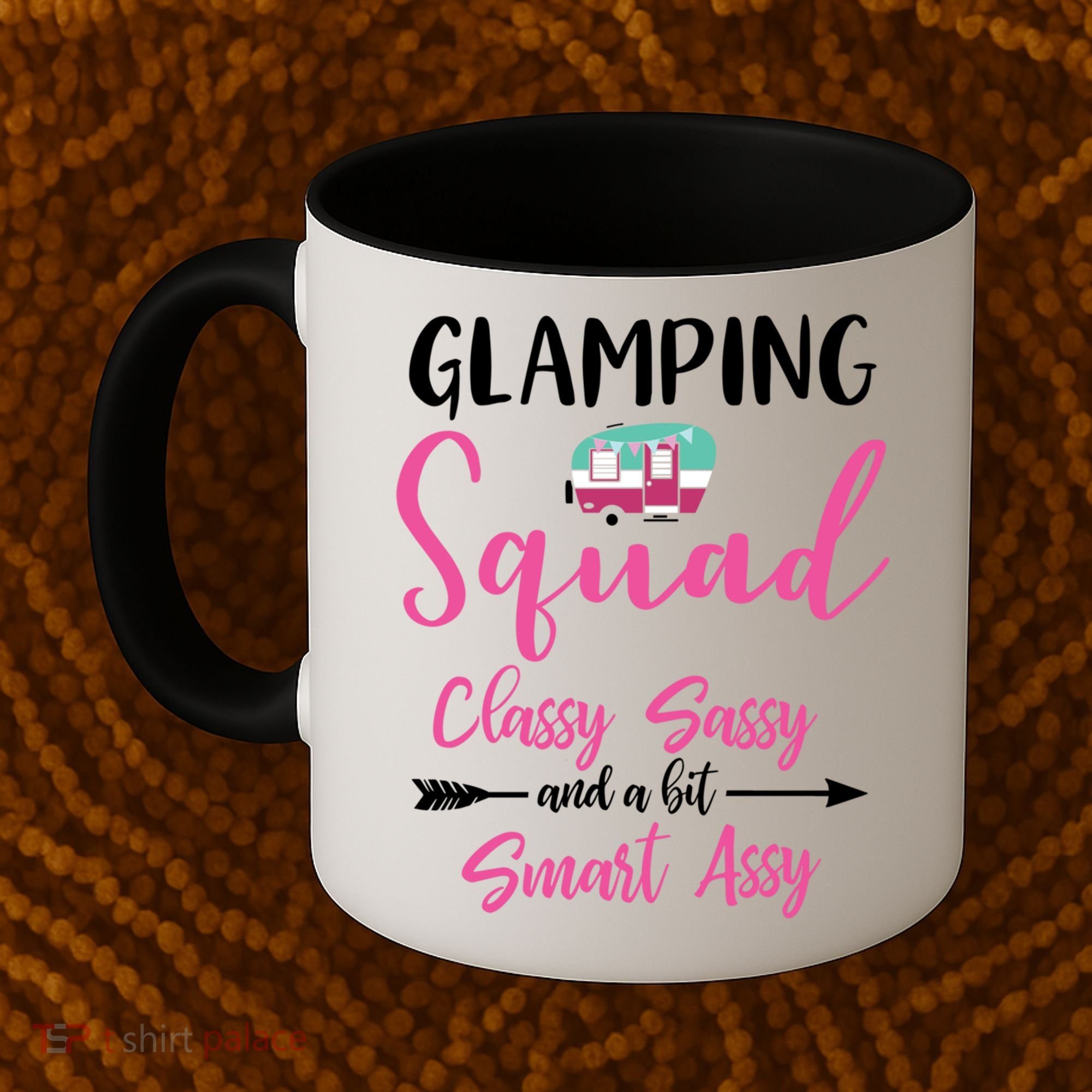 Glamping Squad Funny Matching Family Camping Trip Gift Coffee Mug