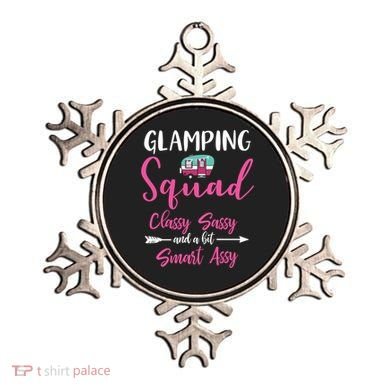 Glamping Squad Funny Matching Family Camping Trip Gift Ornament