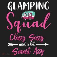 Glamping Squad Funny Matching Family Camping Trip Gift Hat thumb 2