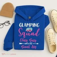 Glamping Squad Funny Matching Family Camping Trip Gift Hoodie thumb 4