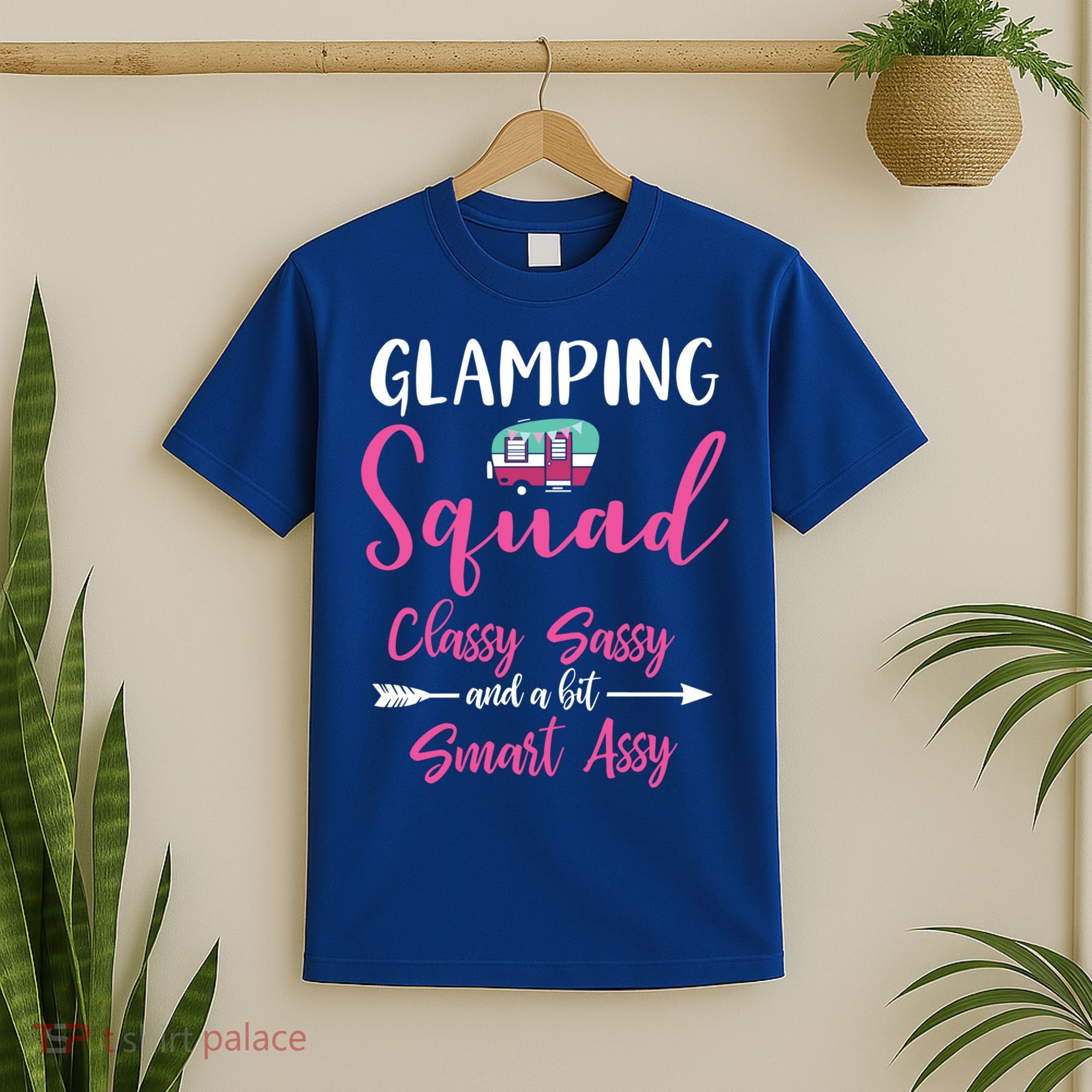 Glamping Squad Funny Matching Family Camping Trip Gift T-Shirt