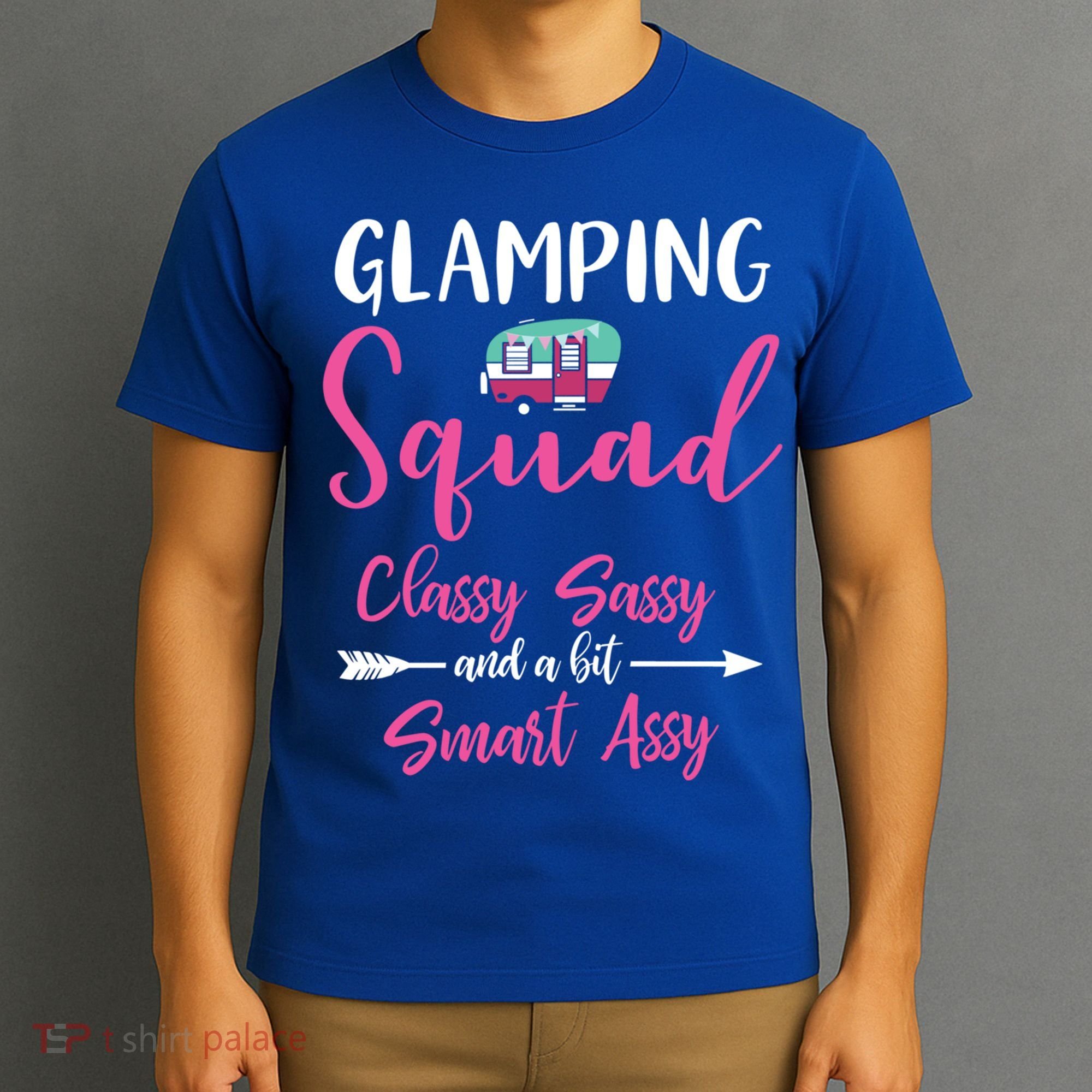 Glamping Squad Funny Matching Family Camping Trip Gift T-Shirt