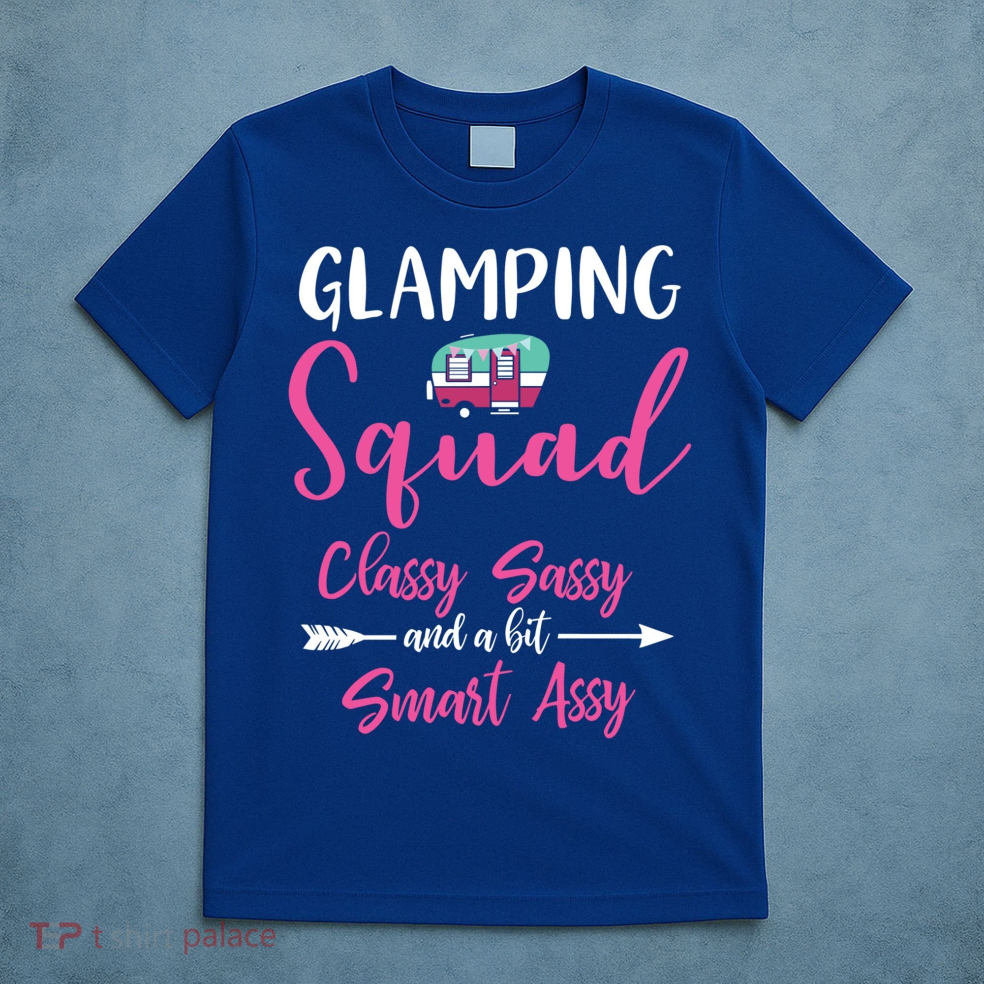 Glamping Squad Funny Matching Family Camping Trip Gift T-Shirt