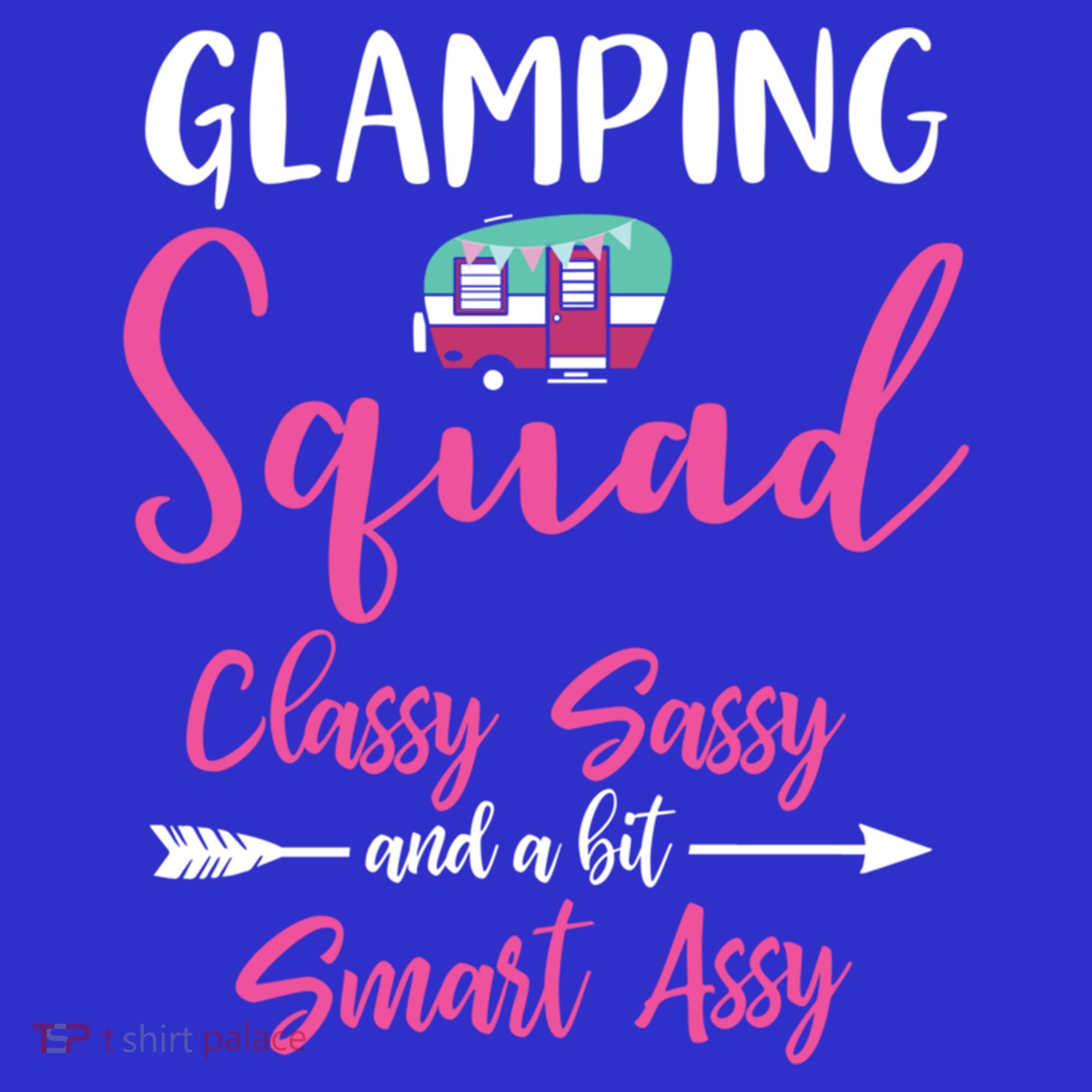 Glamping Squad Funny Matching Family Camping Trip Gift T-Shirt