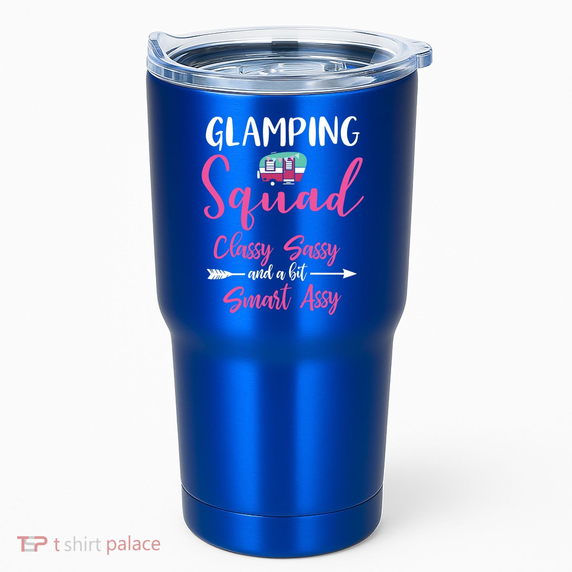 Glamping Squad Funny Matching Family Camping Trip Gift Tumbler