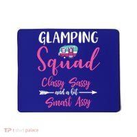 Glamping Squad Funny Matching Family Camping Trip Gift Mousepad thumb 0