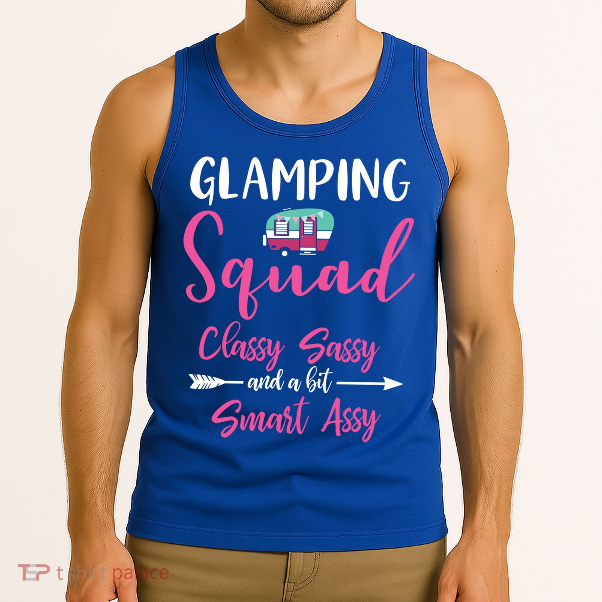 Glamping Squad Funny Matching Family Camping Trip Gift Tank Top