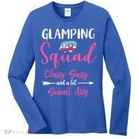 Glamping Squad Funny Matching Family Camping Trip Gift Women's Long Sleeve Shirt thumb 0