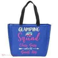 Glamping Squad Funny Matching Family Camping Trip Gift Tote Bag thumb 0