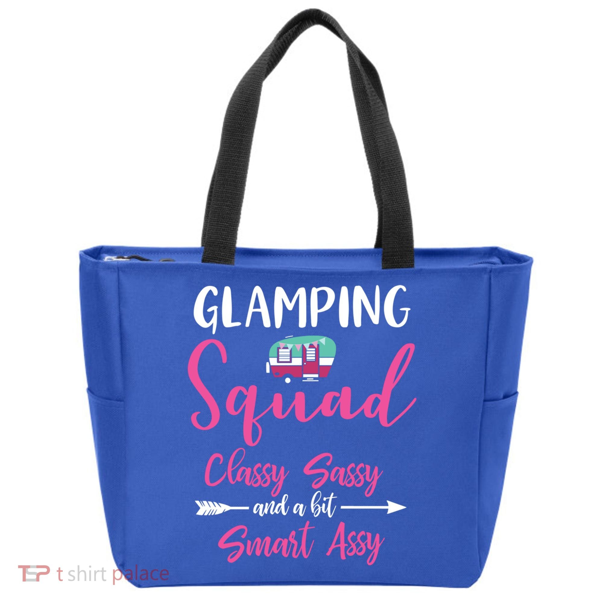 Glamping Squad Funny Matching Family Camping Trip Gift Tote Bag